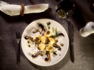 Trüffel Gnocchi mit gebratenem Radicchio